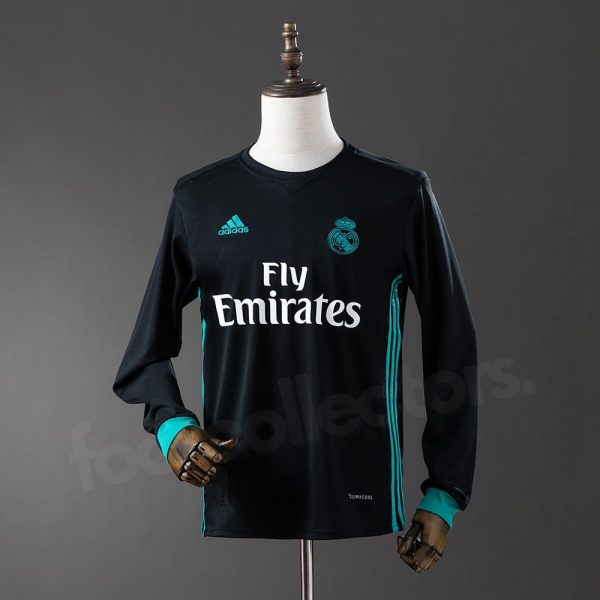 Maillot Real Madrid Exterieur 2017-2018 Manches Longues