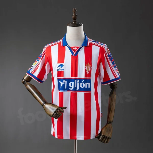 Sporting Gijon Home Shirt 1999-2000