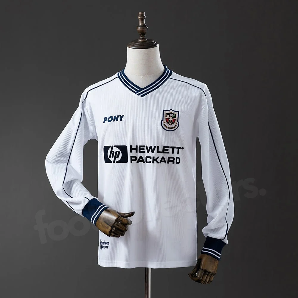 Maillot Tottenham Domicile 1997-1999 Manches Longues