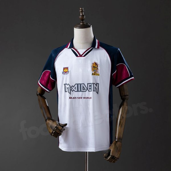 Maillot West Ham x Iron Maiden Exterieur 1999