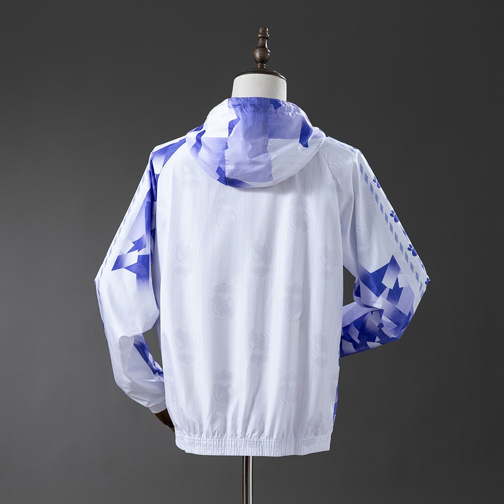 Veste Real Madrid Coupe Vent Kelme Blanche (2)