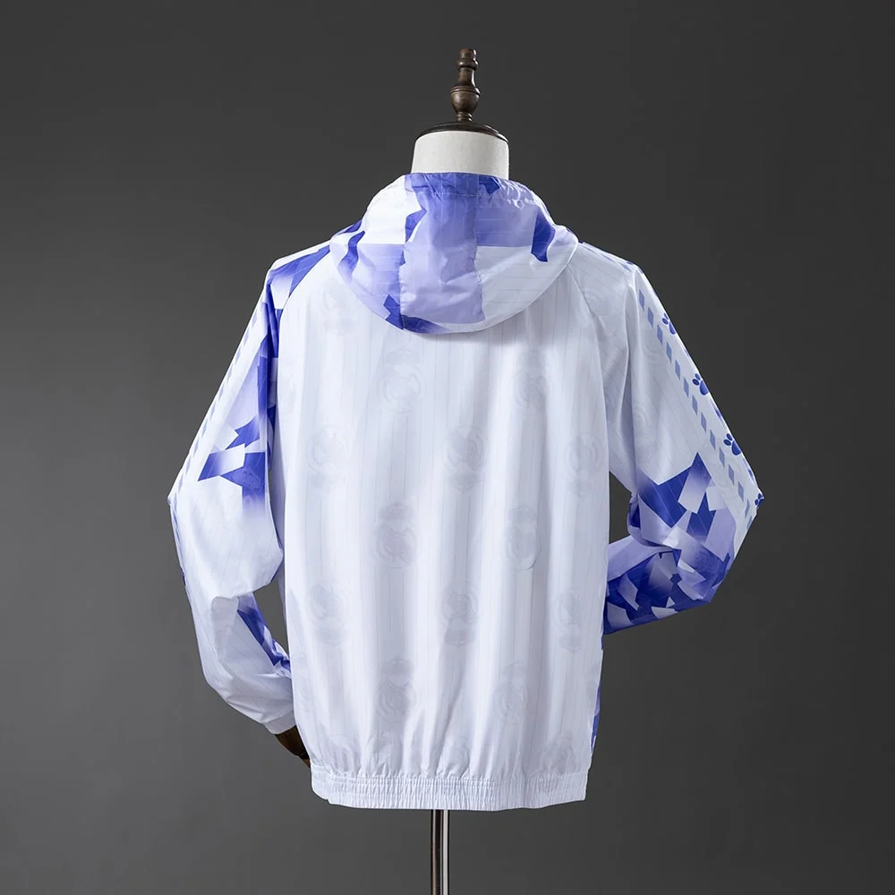 Veste Real Madrid Coupe Vent Kelme Blanche (2)