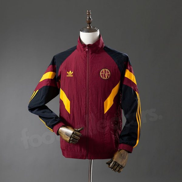 Veste Survêtement AS Roma Adidas Bordeaux