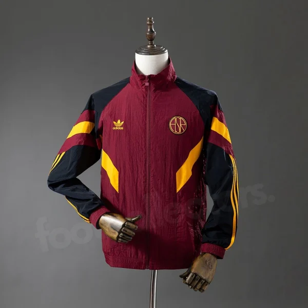 Veste Survêtement AS Roma Adidas Bordeaux