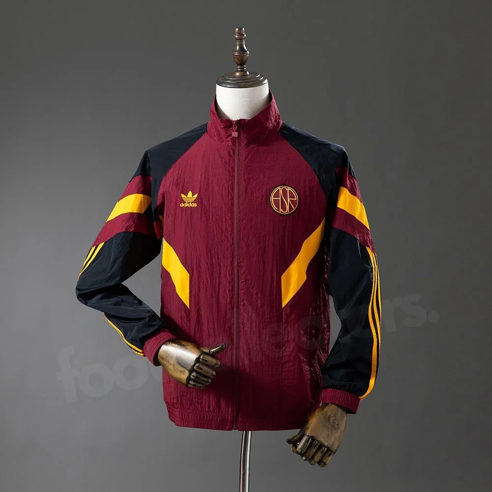 Veste Survêtement AS Roma Adidas Bordeaux (1)