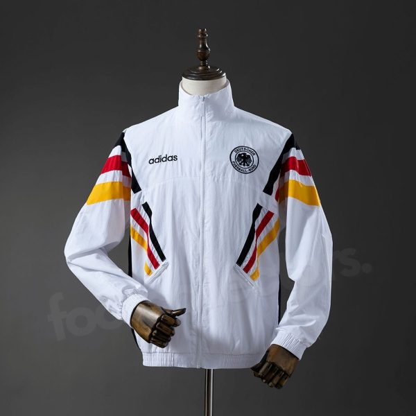 Veste Survêtement Allemagne Adidas Blanc