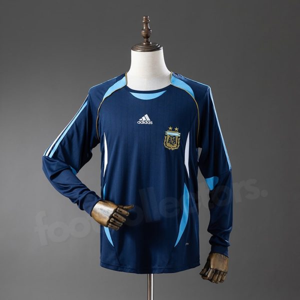 Maillot Argentine Exterieur 2006 Manches Longues