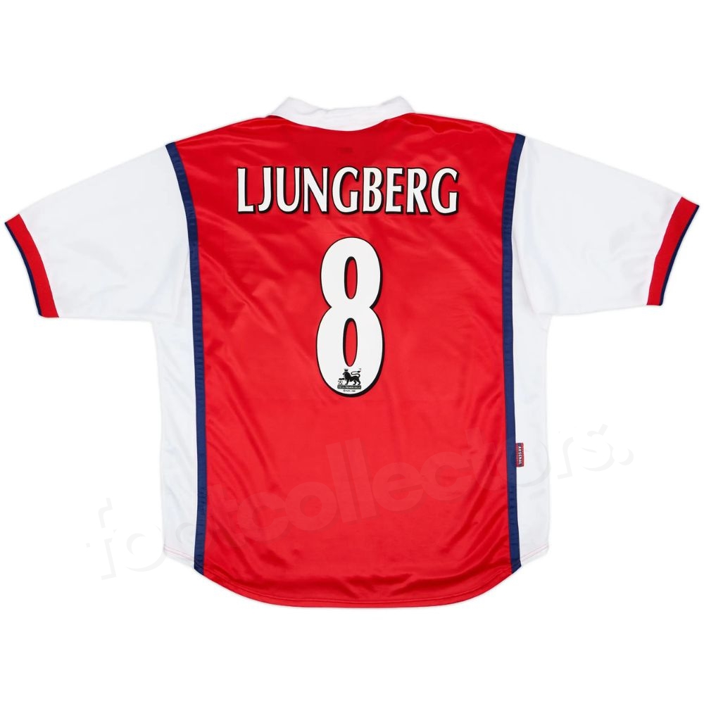 Maillot Arsenal Domicile 1998-1999 Ljungberg