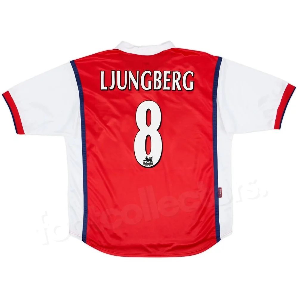 Maillot Arsenal Domicile 1998-1999 Ljungberg