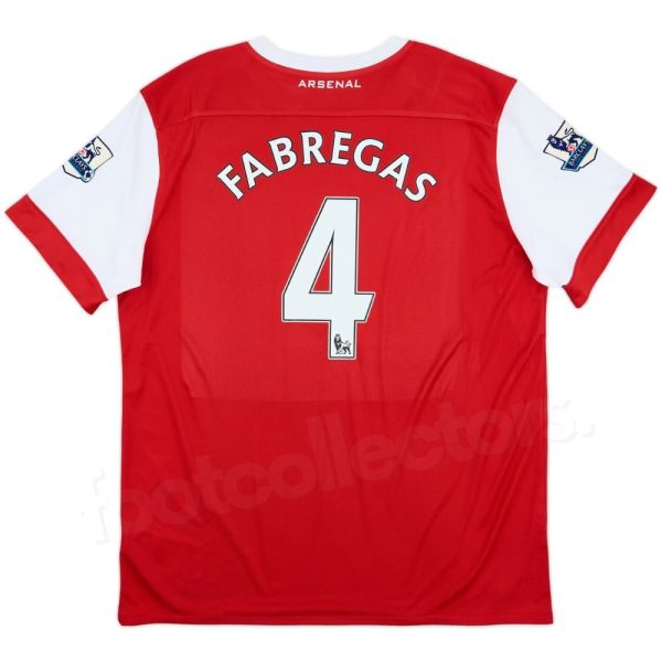Maillot Arsenal Domicile 2010-2011 Fabregas