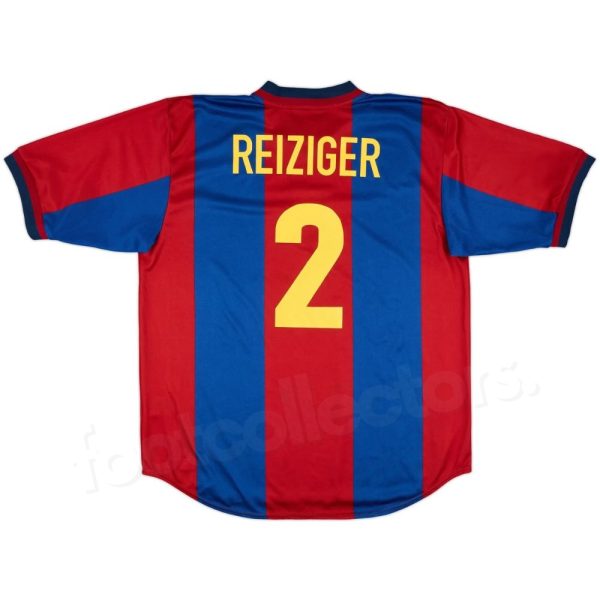 Maillot Barca Domicile 1998-1999 Reiziger