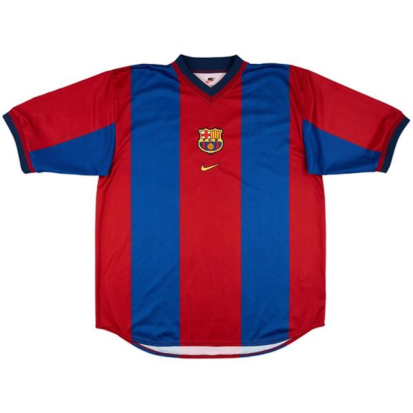 Maillot Barca Domicile 1998-1999 Reiziger