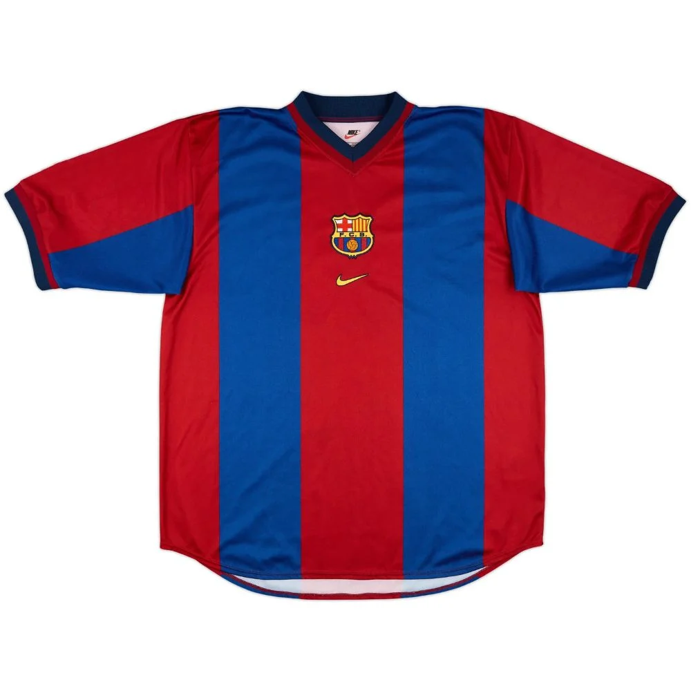 Maillot Barca Domicile 1998-1999 Reiziger