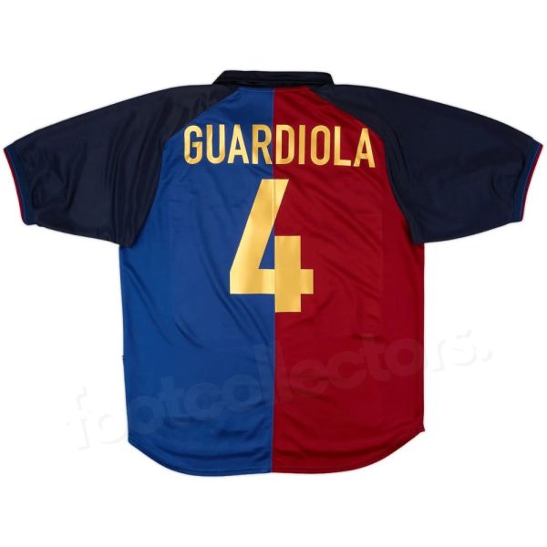 Maillot Barca Domicile 1999-2000 Guardiola