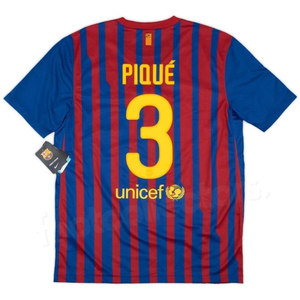 Maillot Barca Domicile 2011-2012 Piqué