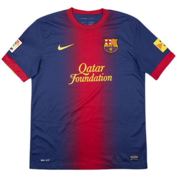 Maillot Barca Domicile 2012-2013 David Villa