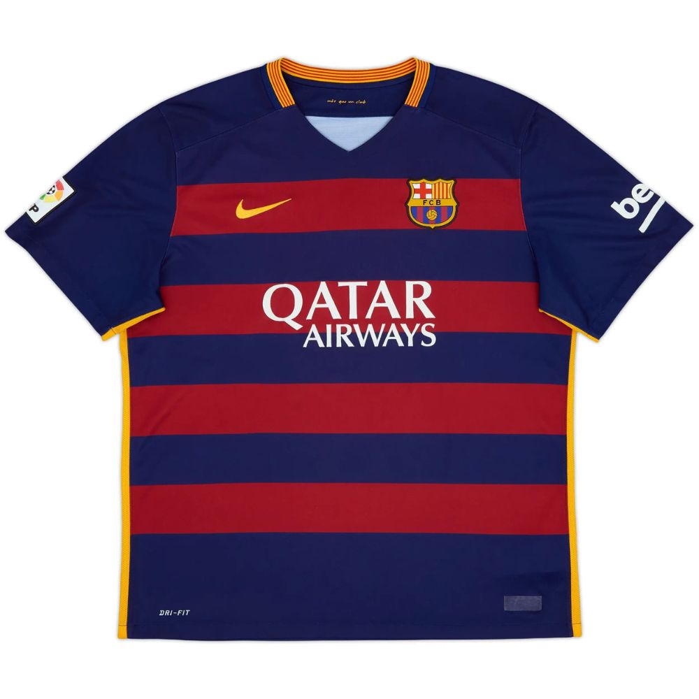Maillot Barca Domicile 2015-2016 Iniesta