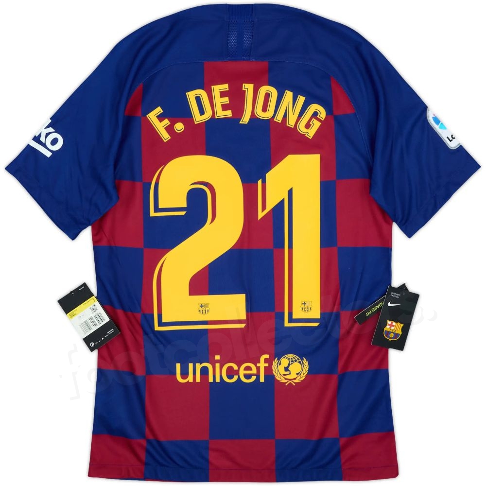 Maillot Barca Domicile 2019-2020 De Jong