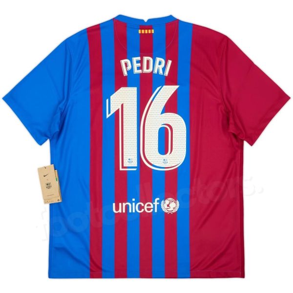 Maillot Barca Domicile 2021-2022 Pedri