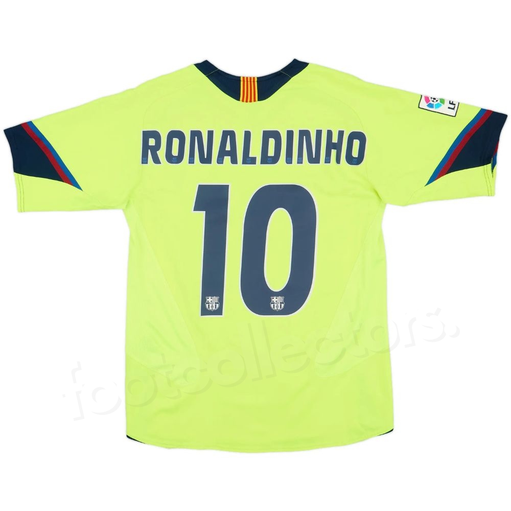 Maillot Barca Exterieur 2005-2006 Ronaldinho