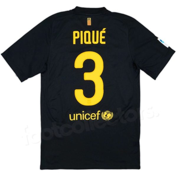 Maillot Barca Exterieur 2011-2012 Piqué
