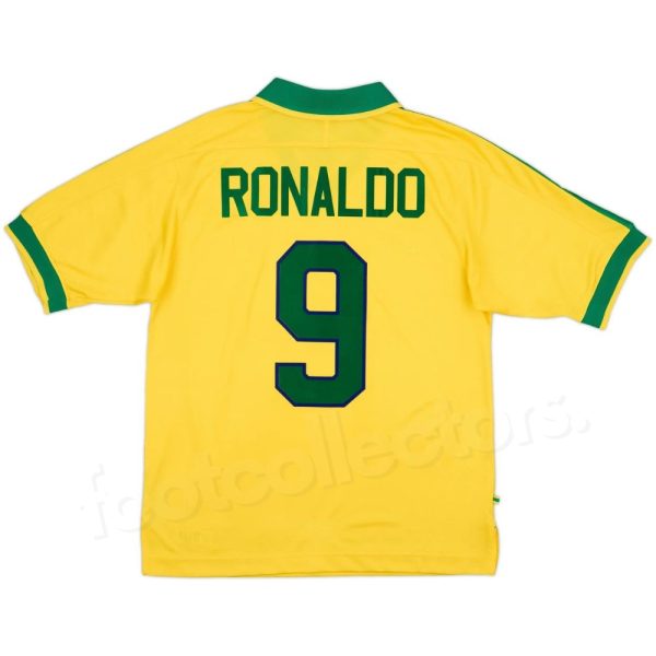 Maillot Bresil Domicile 1997-1998 Ronaldo