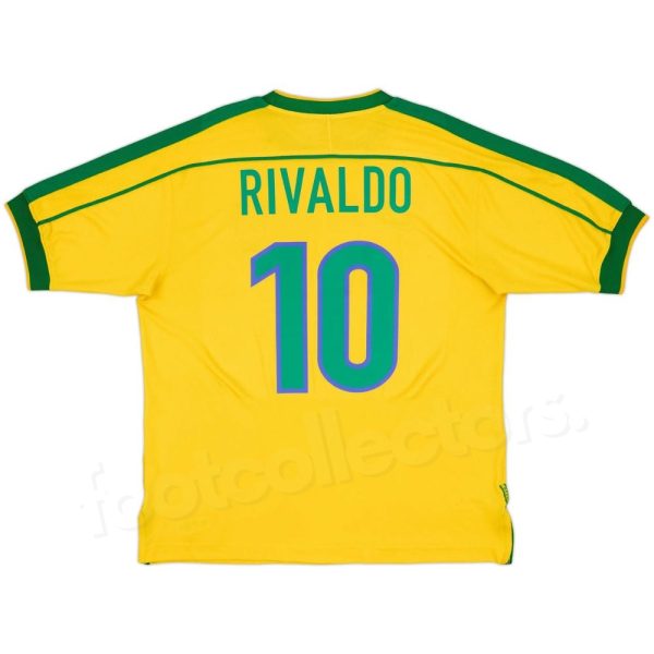 Maillot Bresil Domicile 1998-2000 Rivaldo