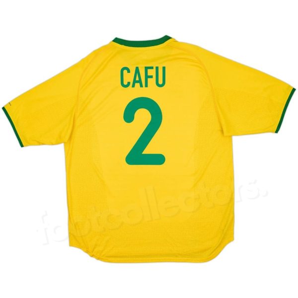 Maillot Bresil Domicile 2000-2002 Cafu