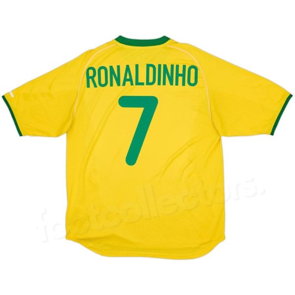 Maillot Bresil Domicile 2000-2002 Ronaldinho