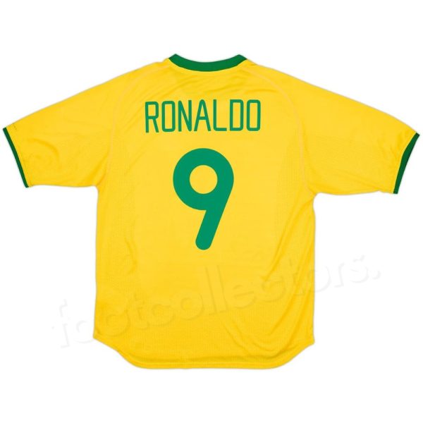 Maillot Bresil Domicile 2000-2002 Ronaldo