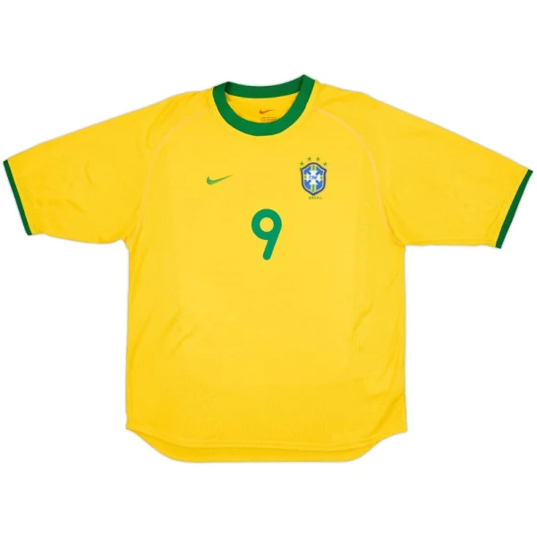 Maillot Bresil Domicile 2000-2002 Ronaldo