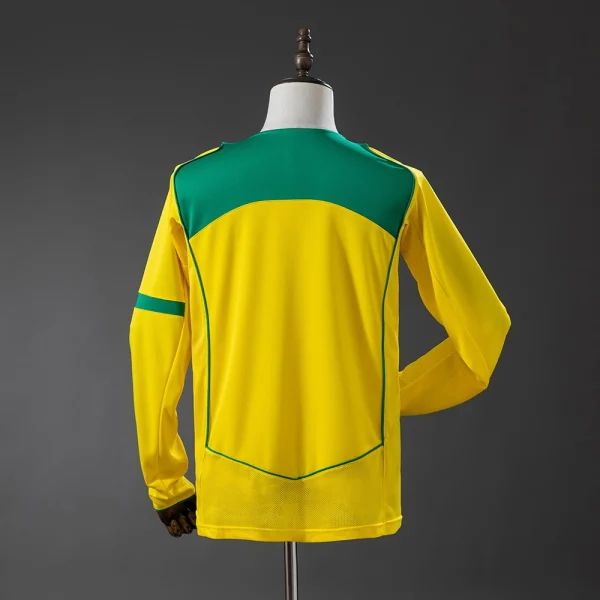 Maillot Bresil Domicile 2004 Manches Longues