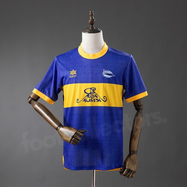 Maillot Deportivo Alaves Domicile 2000-2001 Coupe UEFA