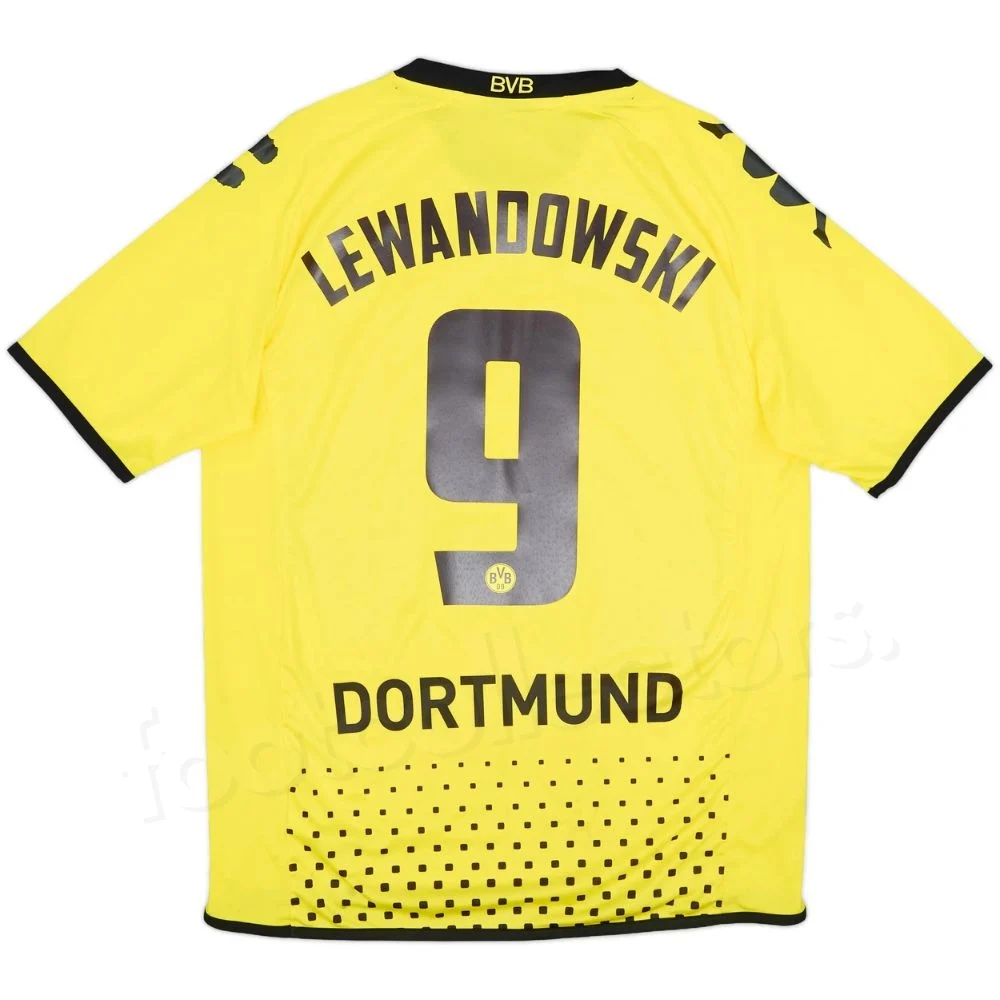Maillot Dortmund Domicile 2011-2012 Lewandowski