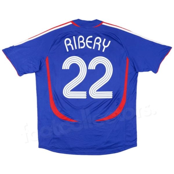 Maillot Equipe de France Domicile 2006-2007 Ribery