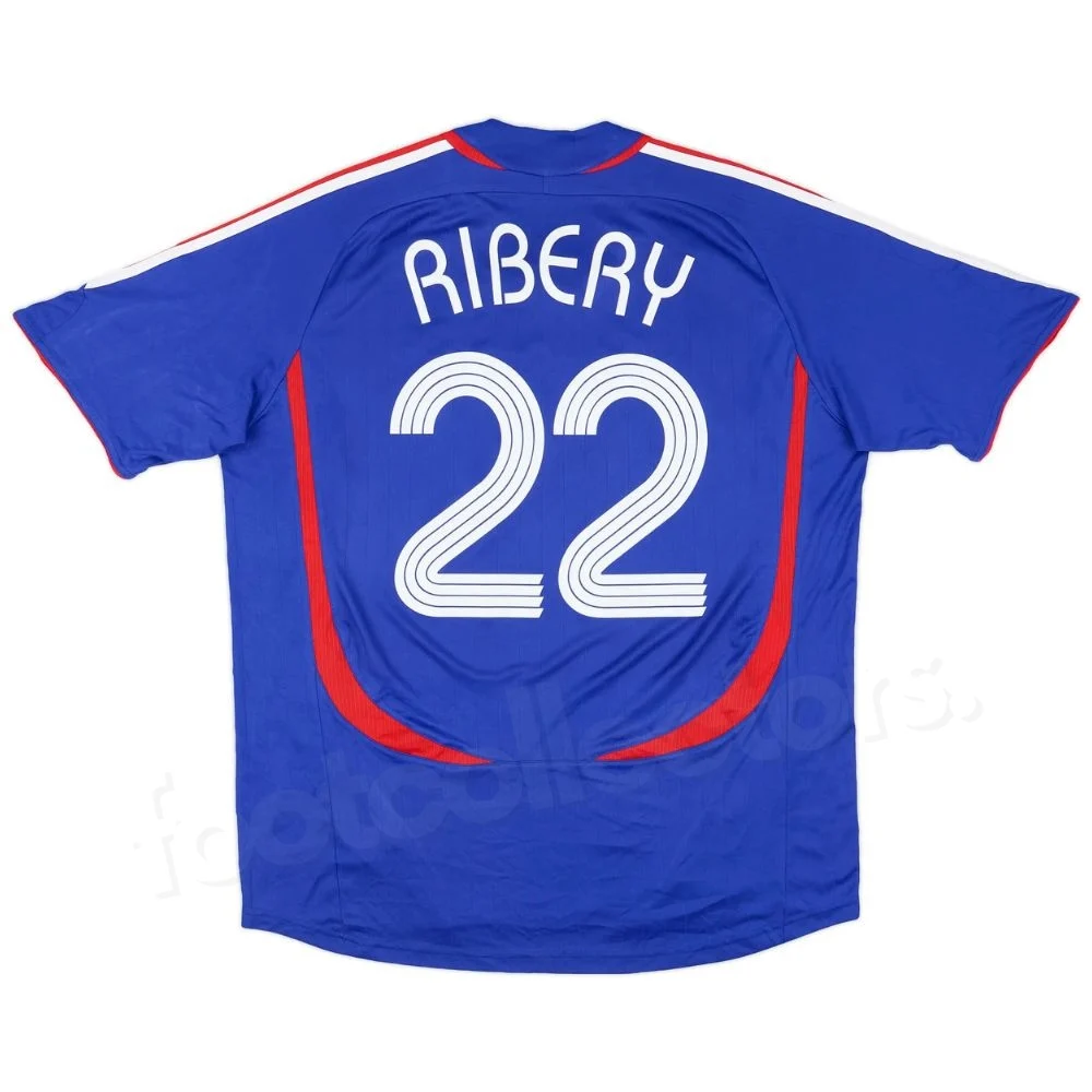 Maillot Equipe de France Domicile 2006-2007 Ribery