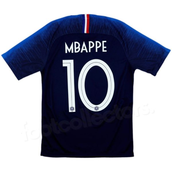 Maillot Equipe de France Domicile 2018 Mbappe