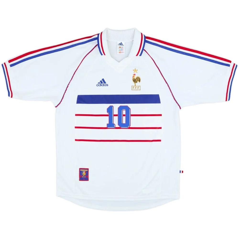 Maillot Equipe de France Exterieur 1998 Zidane