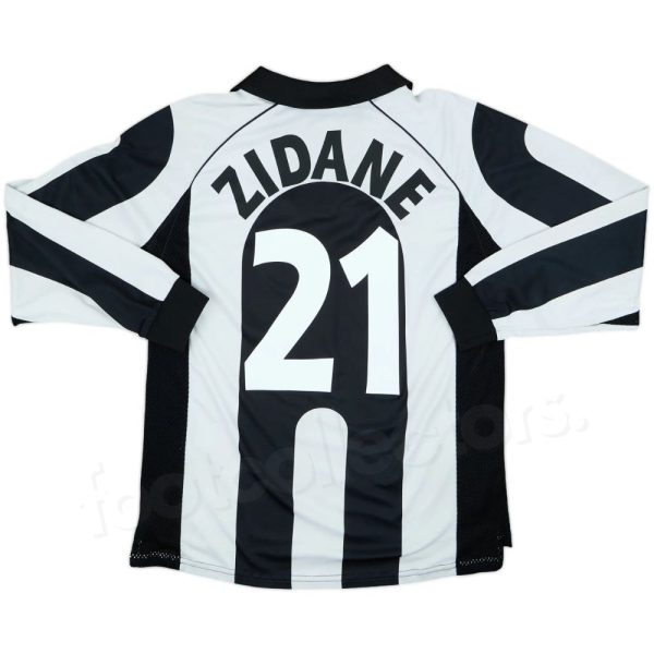 Maillot Juventus Domicile 1997-1998 Zidane Manches Longues