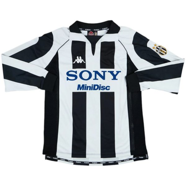 Maillot Juventus Domicile 1997-1998 Zidane Manches Longues