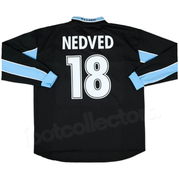 Maillot Lazio Exterieur 1998-1999 Nedved Manches Longues