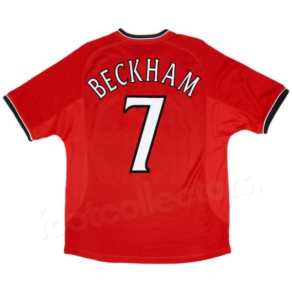 Maillot Manchester United Domicile 2000-2002 Beckham