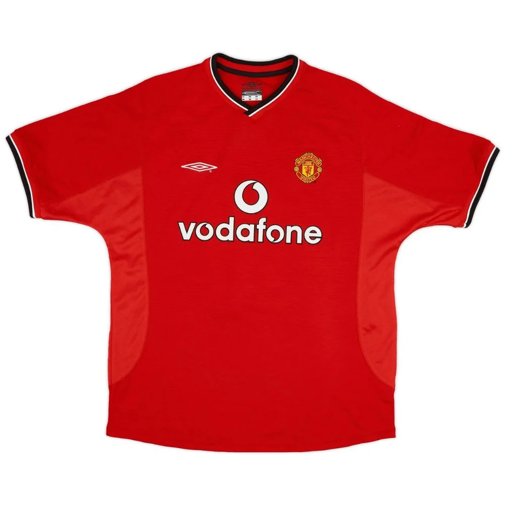 Maillot Manchester United Domicile 2000-2002 Beckham