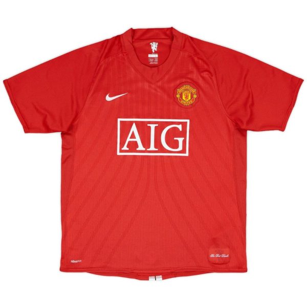 Maillot Manchester United Domicile 2007-2009 Rooney