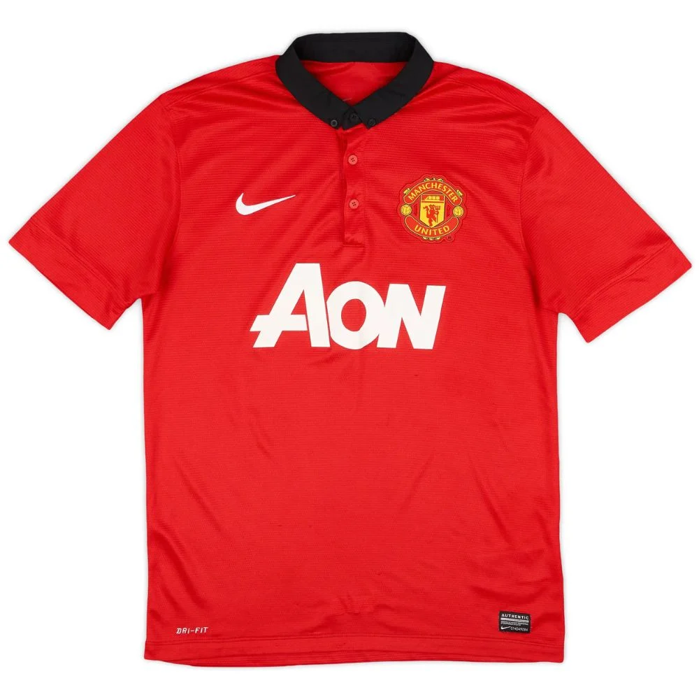 Camiseta local del Manchester United 2013-2014 de Evra