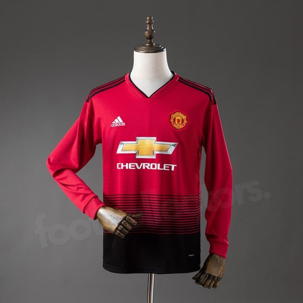 Maillot Manchester United Domicile 2018-2019 Manches Longues