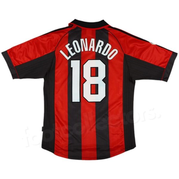 Maillot Milan AC Domicile 1998-2000 Leonardo