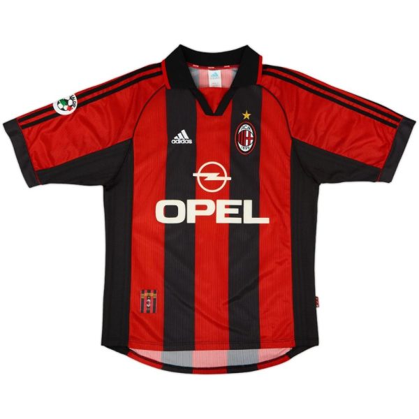 Maillot Milan AC Domicile 1998-2000 Leonardo