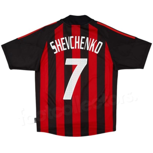 Maillot Milan AC Domicile 2002-2003 Shevchenko