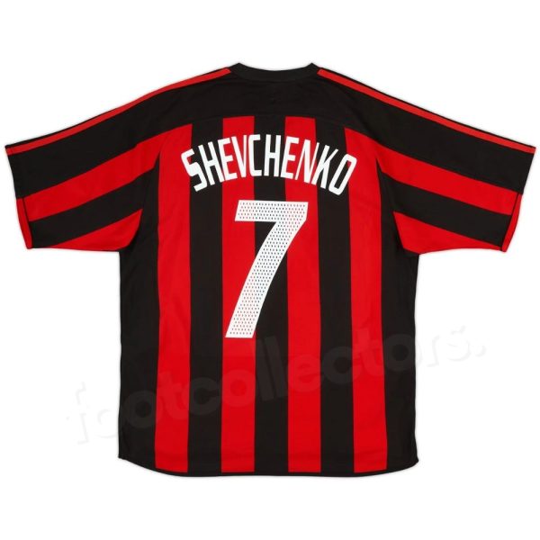Maillot Milan AC Domicile 2003-2004 Shevchenko